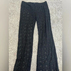 Crochet Black Pants